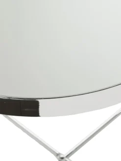 Mesa Auxiliar Plegable Cupid, Tablero De Cristal