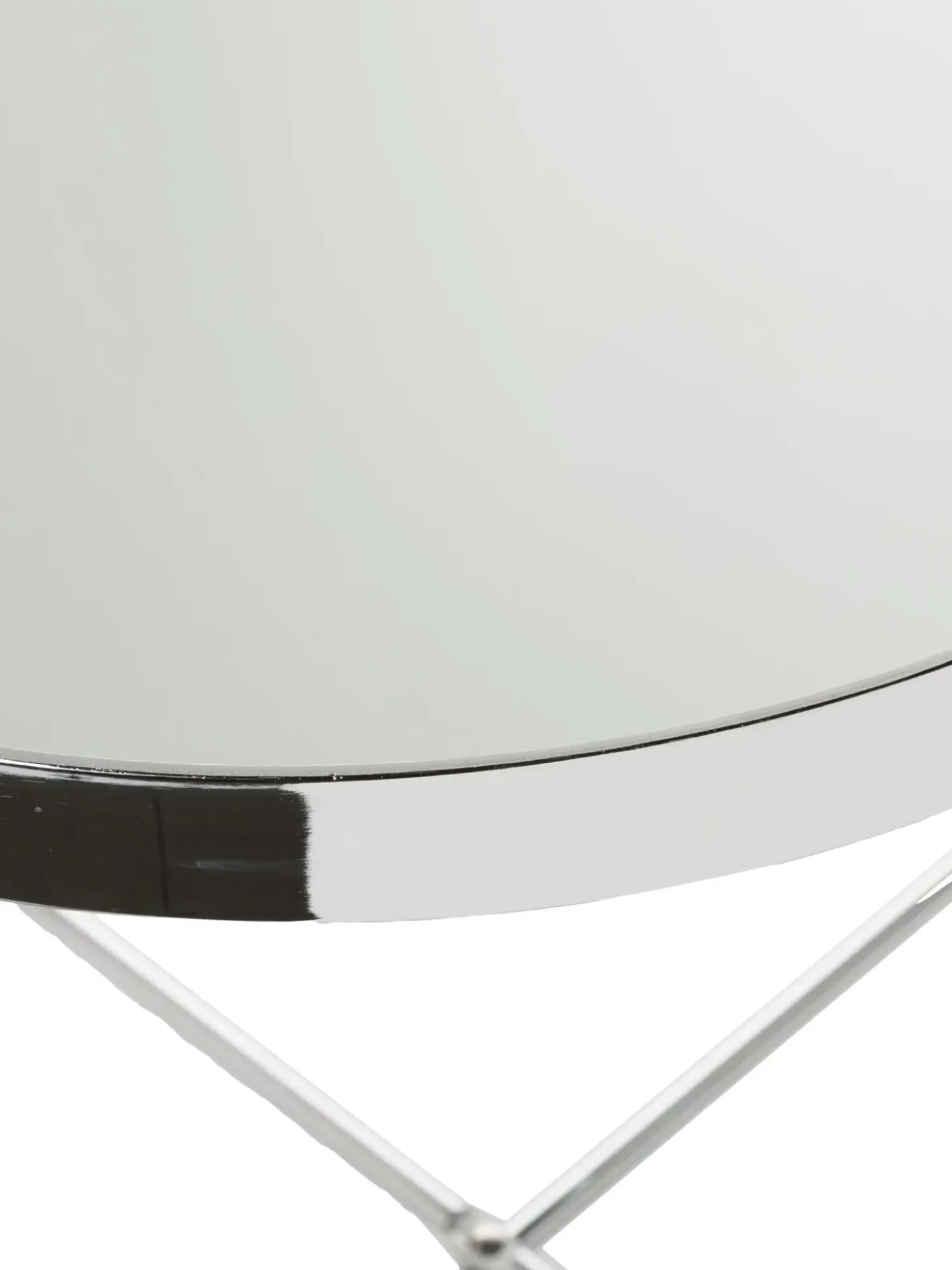 Mesa Auxiliar Plegable Cupid, Tablero De Cristal