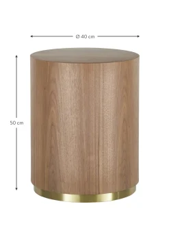 Mesa Auxiliar Redonda Clarice