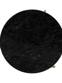 Mesa Auxiliar Redonda De Marmol Ella