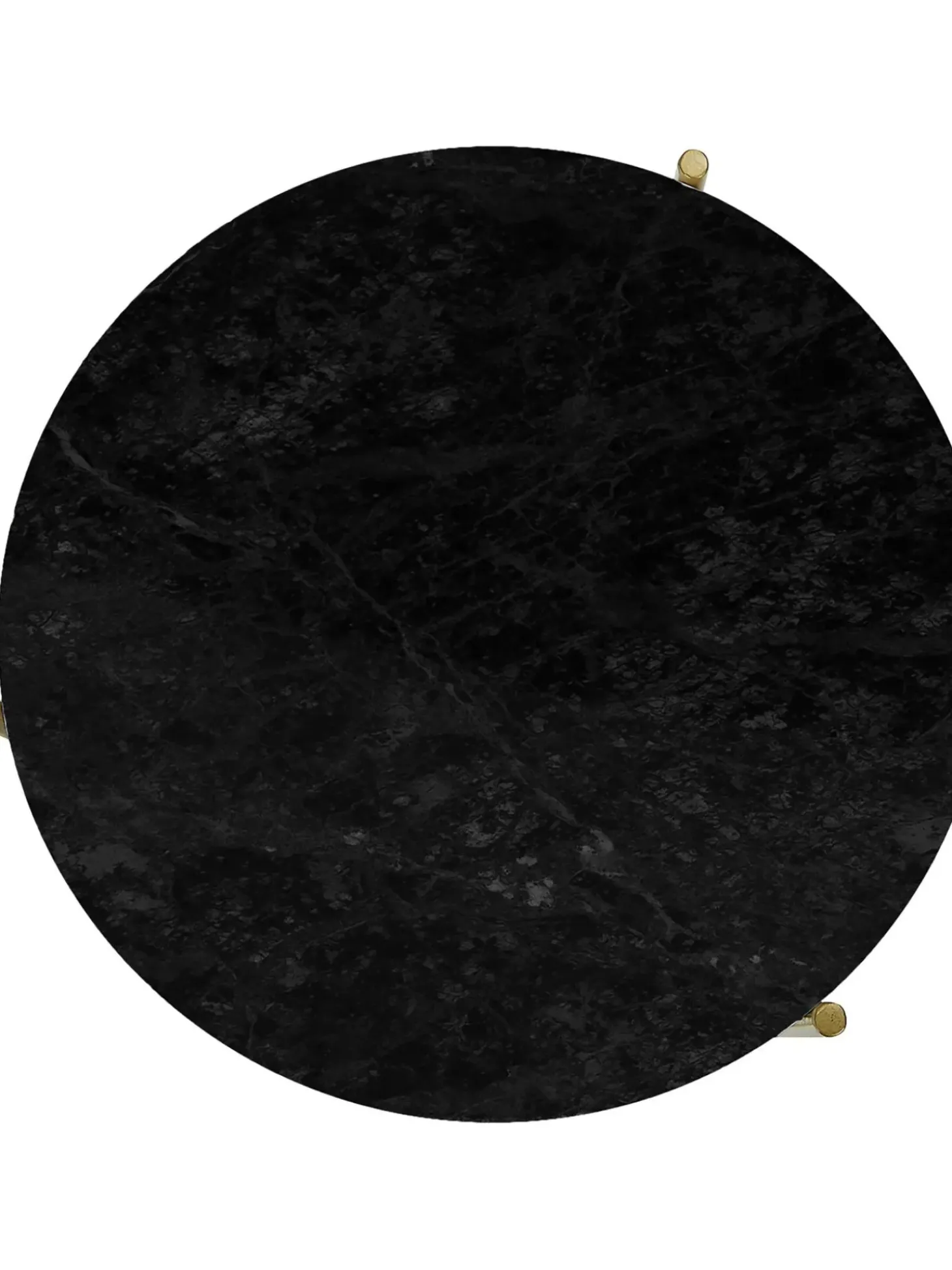 Mesa Auxiliar Redonda De Marmol Ella