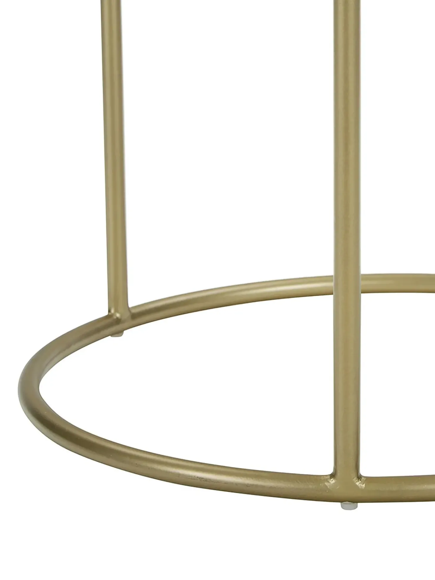 Mesa Auxiliar Redonda De Marmol Ella