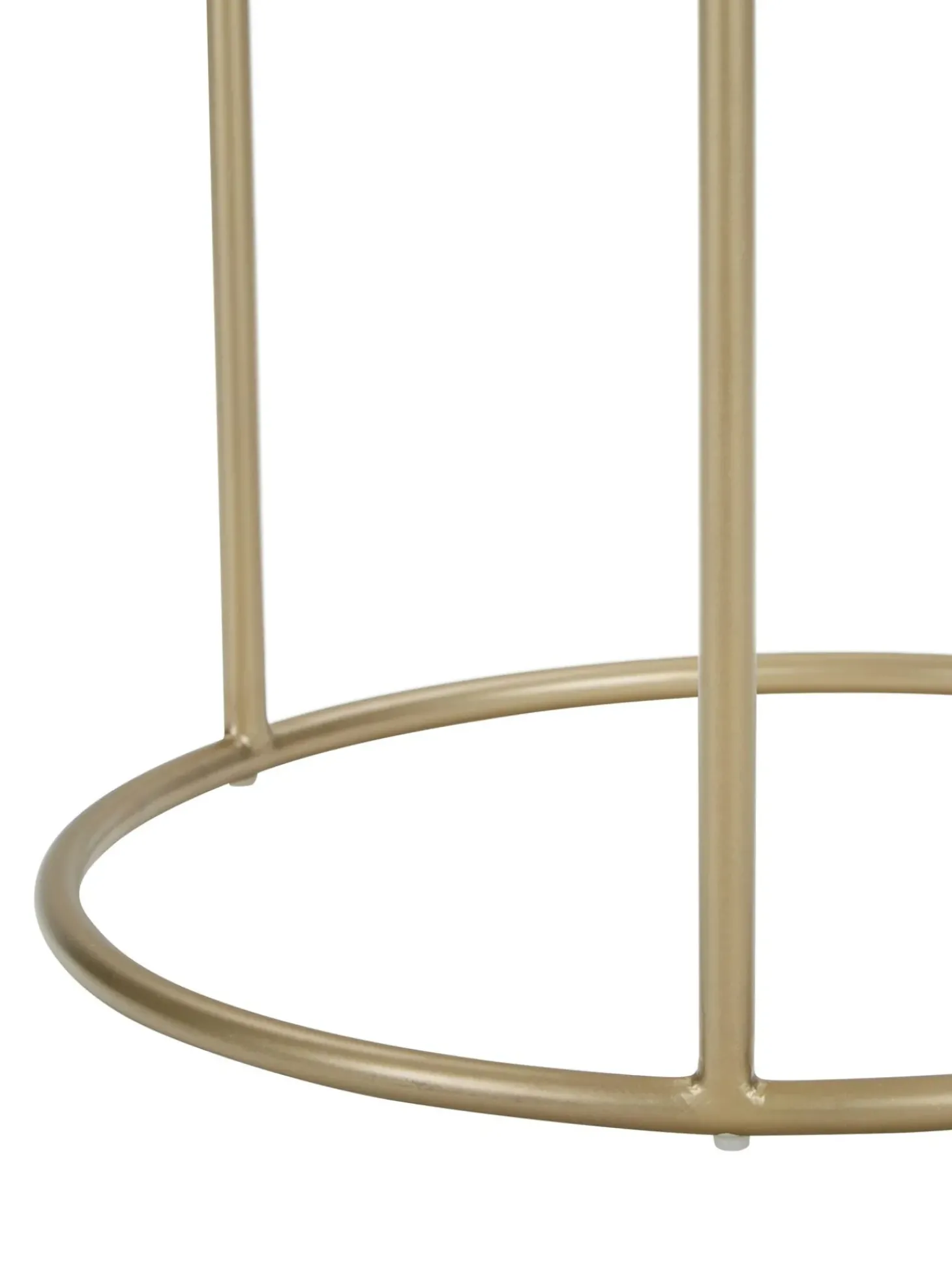 Mesa Auxiliar Redonda De Marmol Ella