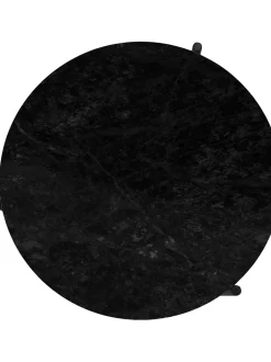 Mesa Auxiliar Redonda De Marmol Ella