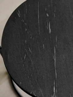 Mesa Auxiliar Redonda De Marmol Ella