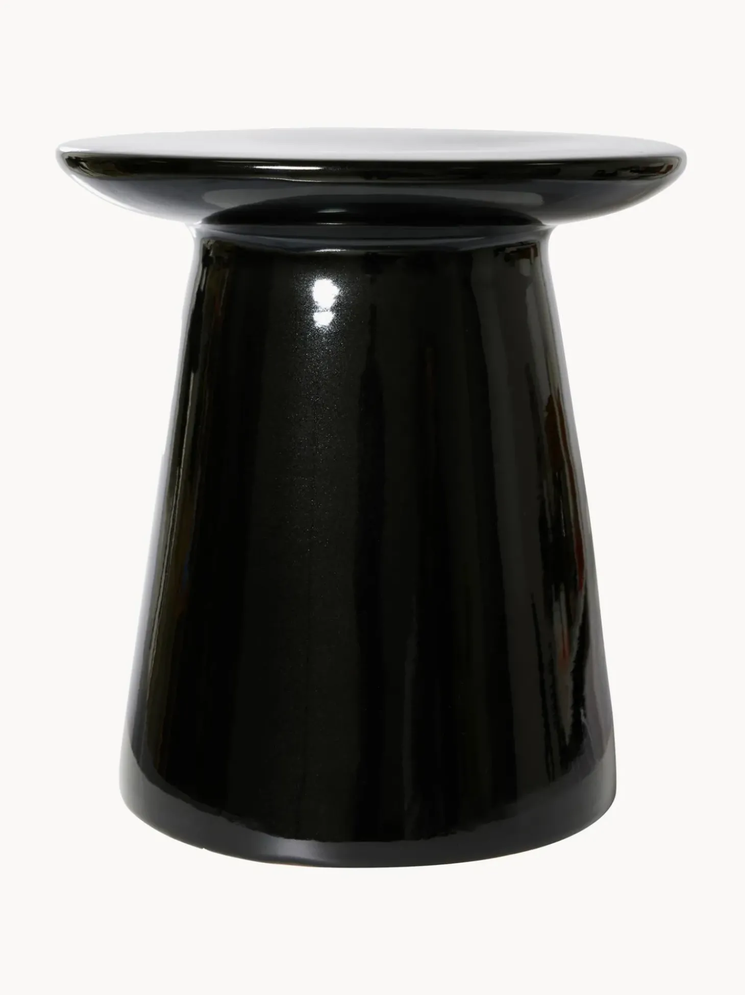 Mesa Auxiliar Redonda De Gres Earthenware