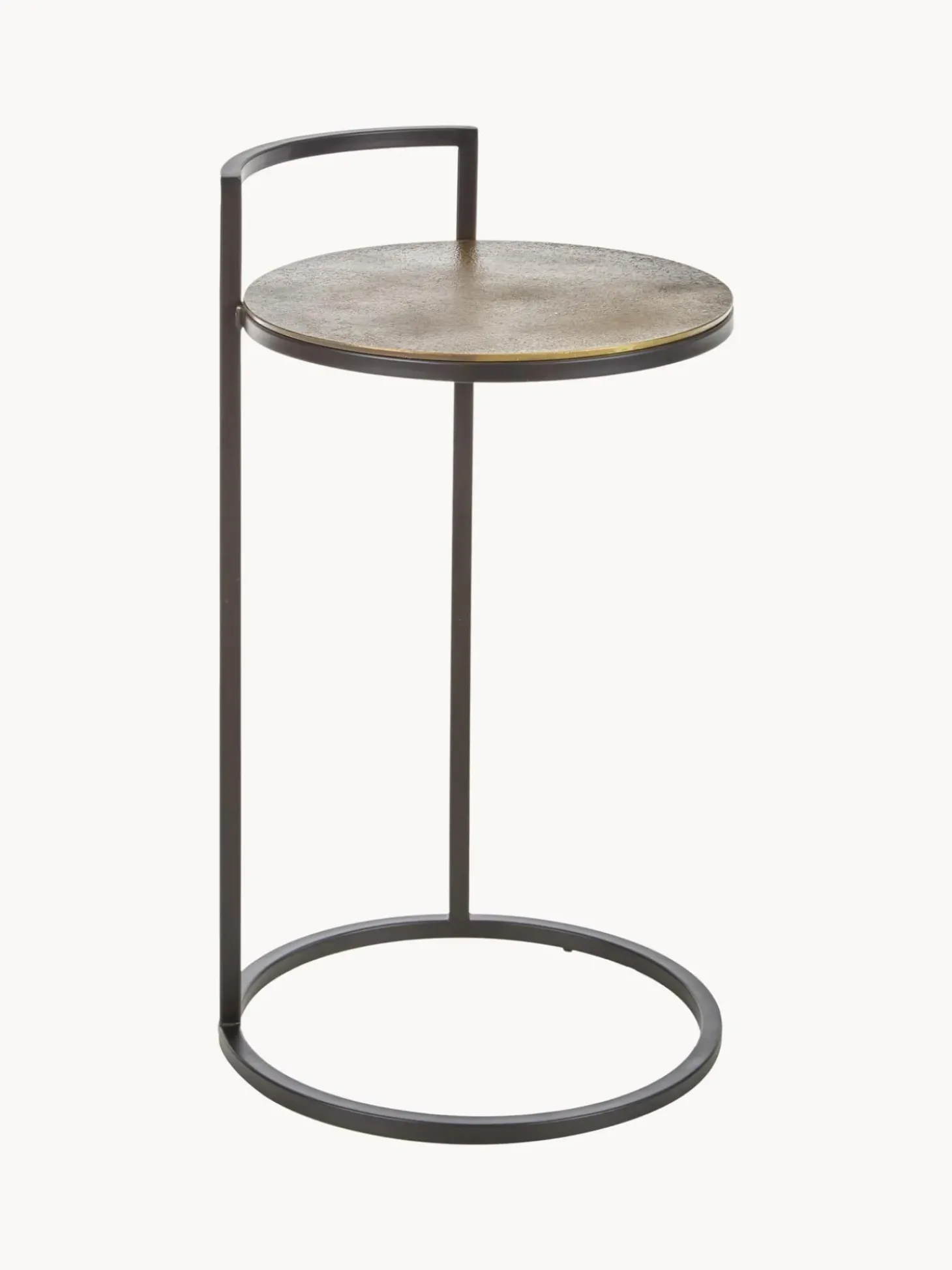 Mesa Auxiliar Redonda De Metal Circle