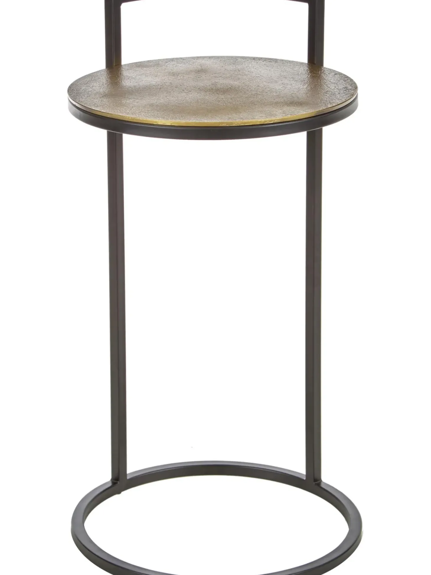 Mesa Auxiliar Redonda De Metal Circle