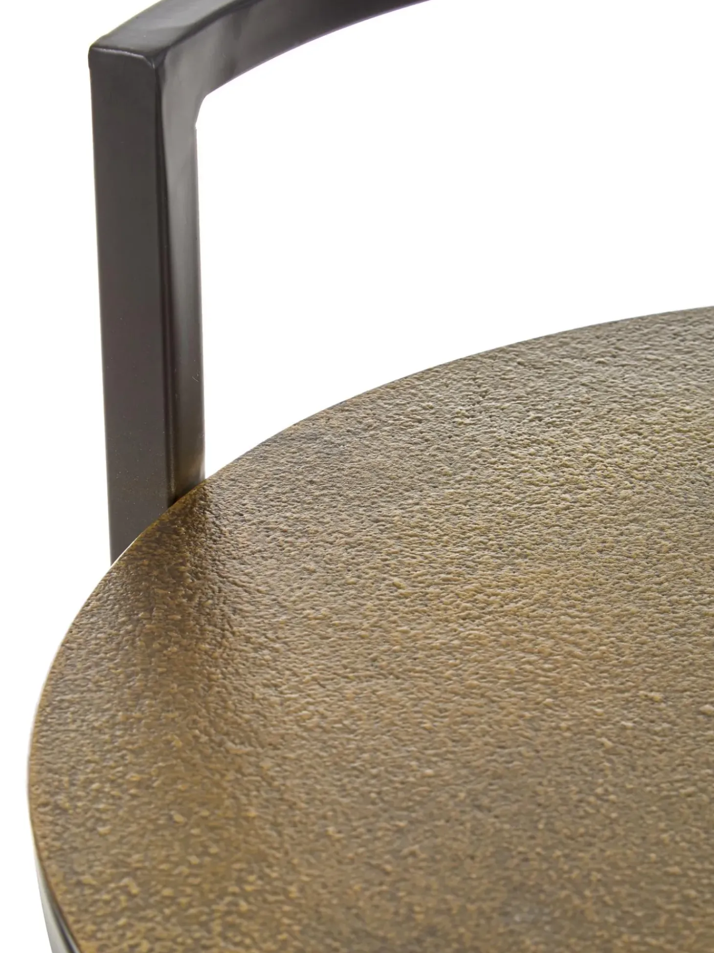 Mesa Auxiliar Redonda De Metal Circle