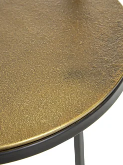 Mesa Auxiliar Redonda De Metal Circle