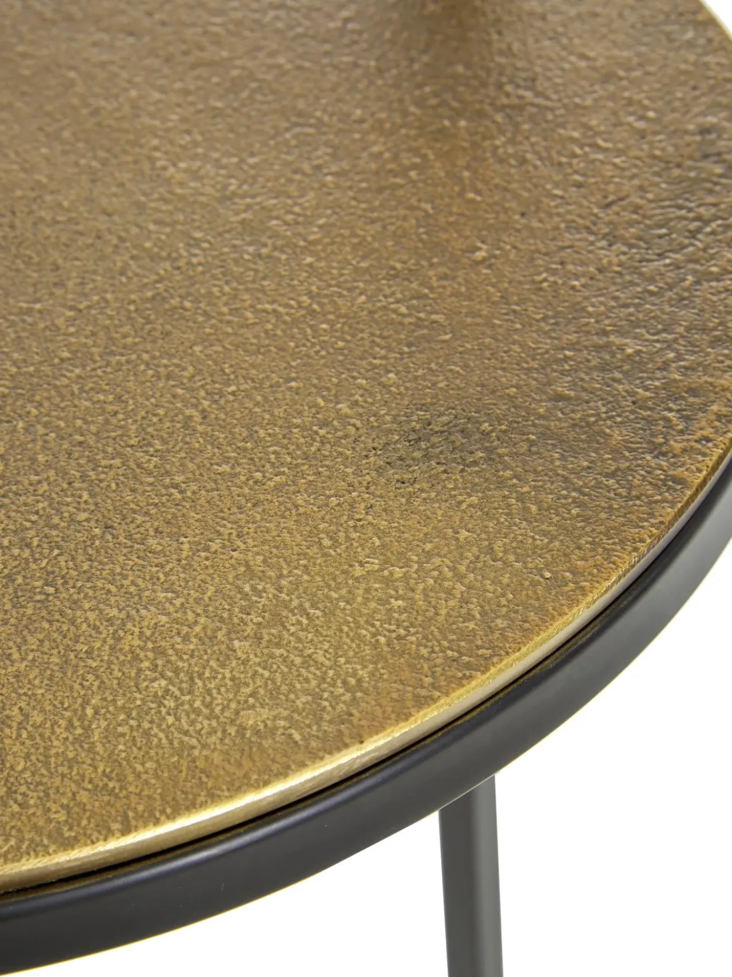 Mesa Auxiliar Redonda De Metal Circle