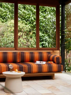 Mesa Auxiliar Redonda De Gres Earthenware