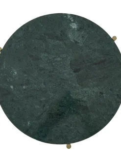 Mesa Auxiliar Redonda De Marmol Ella