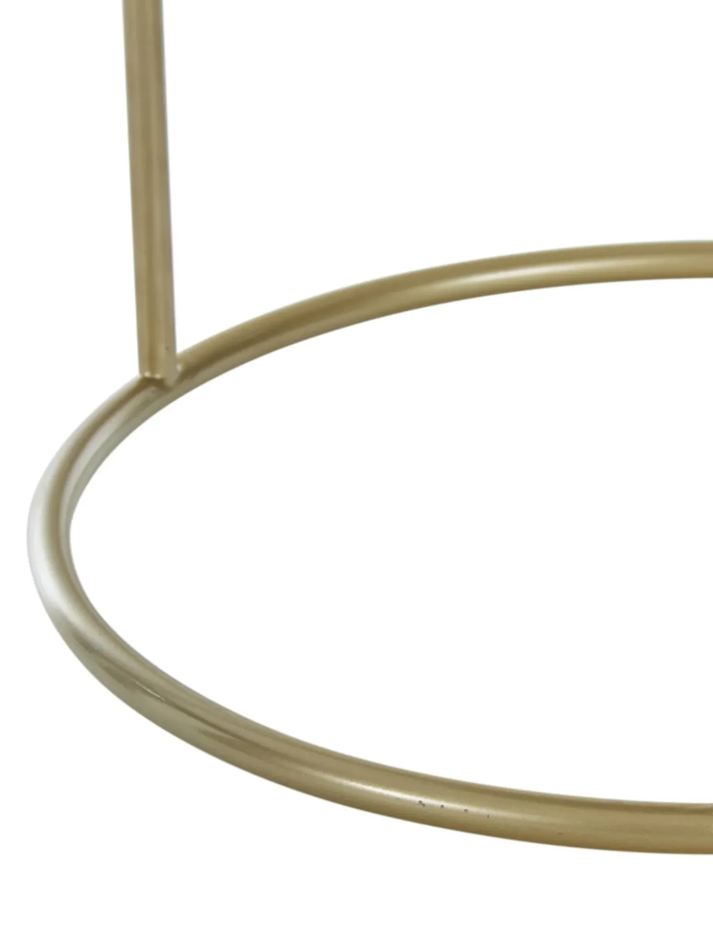 Mesa Auxiliar Redonda De Marmol Ella