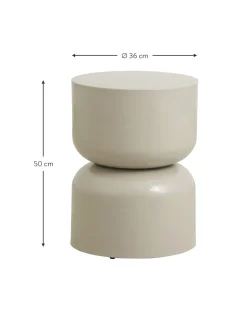 Mesa Auxiliar Redonda De Metal Matka