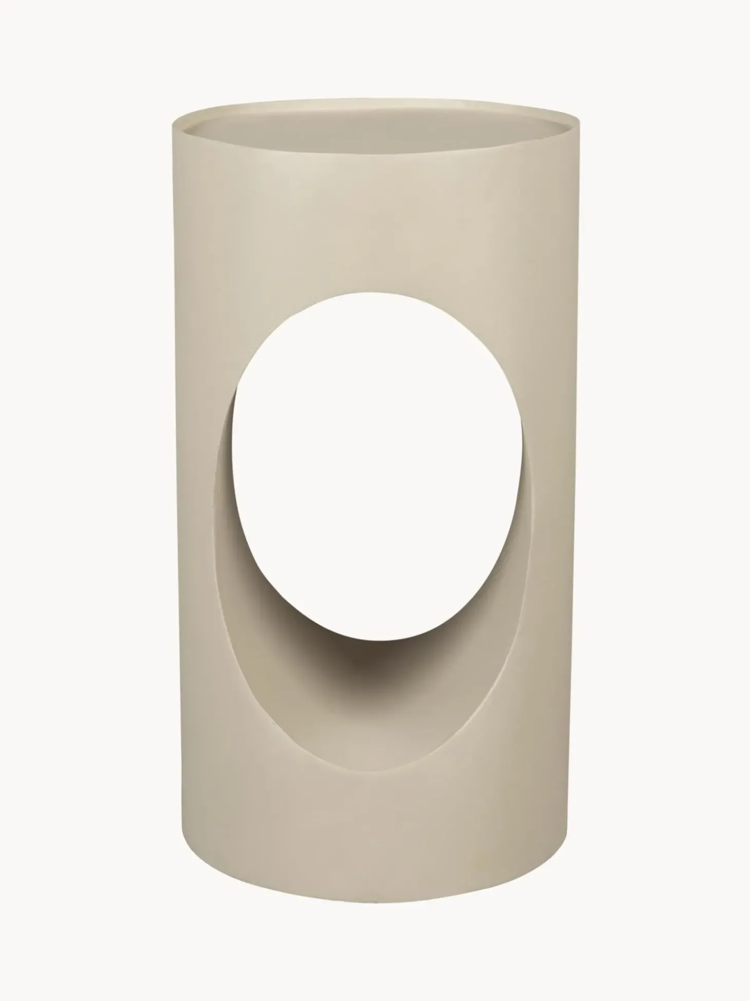 Mesa Auxiliar Redonda De Metal Sai