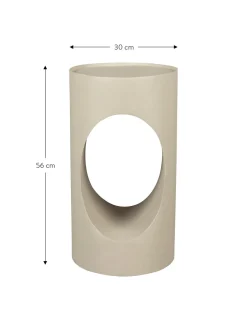 Mesa Auxiliar Redonda De Metal Sai