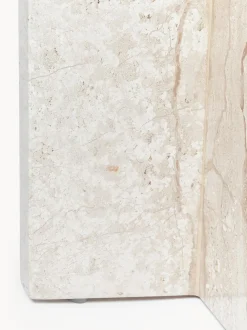 Mesa Auxiliar Redonda De Travertino Marisa