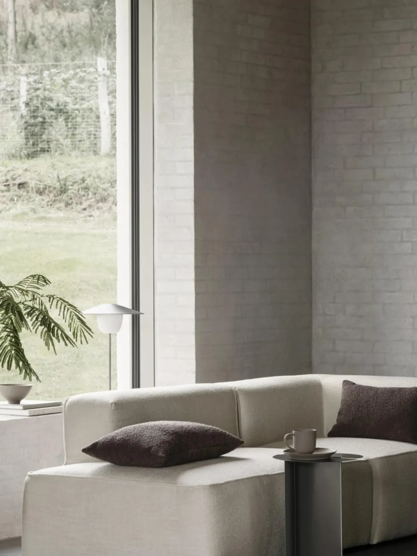 Mesa Auxiliar Redonda Oru, Look Vintage