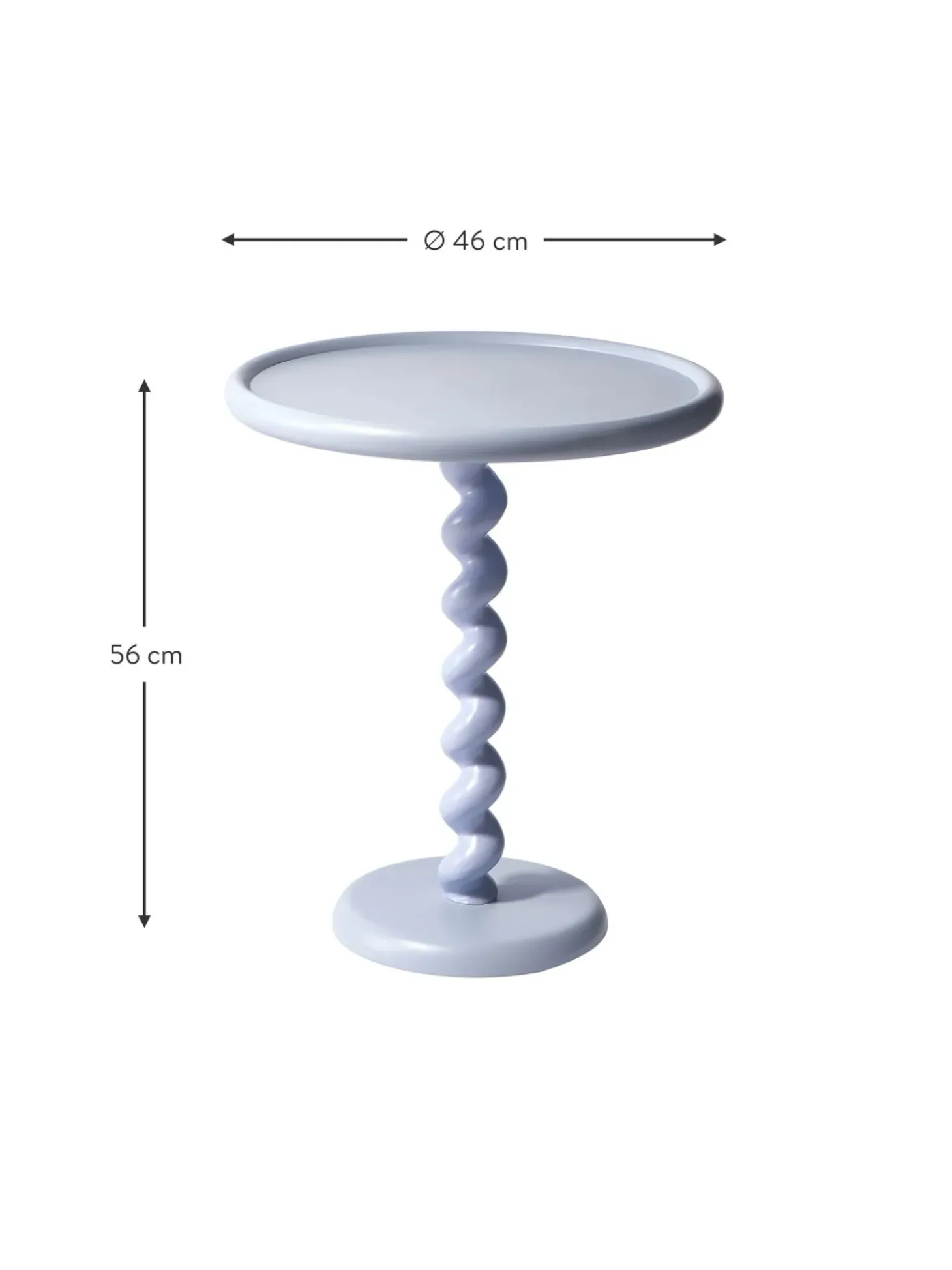 Mesa Auxiliar Redonda Twister