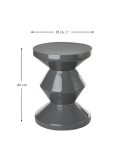 Mesa Auxiliar Redonda Zig Zag