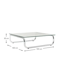 Mesa De Centro Antigua, Tablero De Vidrio