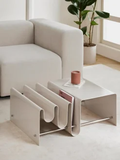 Mesa De Centro Con Revistero De Metal Julia