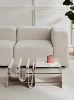 Mesa De Centro Con Revistero De Metal Julia