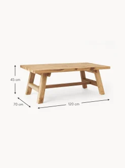 Mesa De Centro De Madera De Teca Lawas