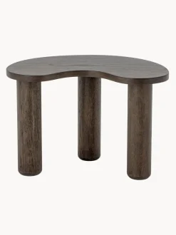 Mesa De Centro De Madera De Caucho Con Forma Organica Luppa