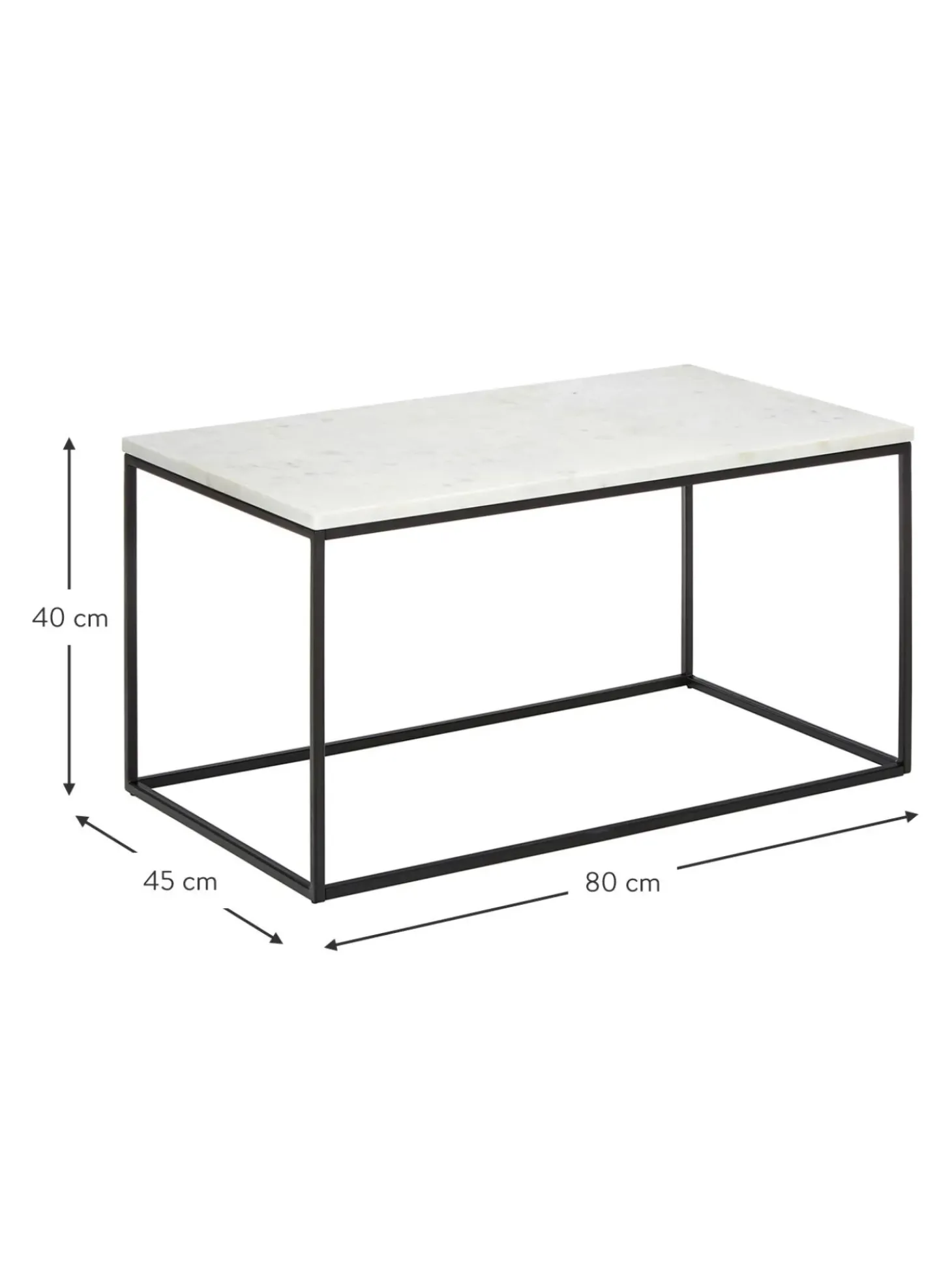 Mesa De Centro De Marmol Alys