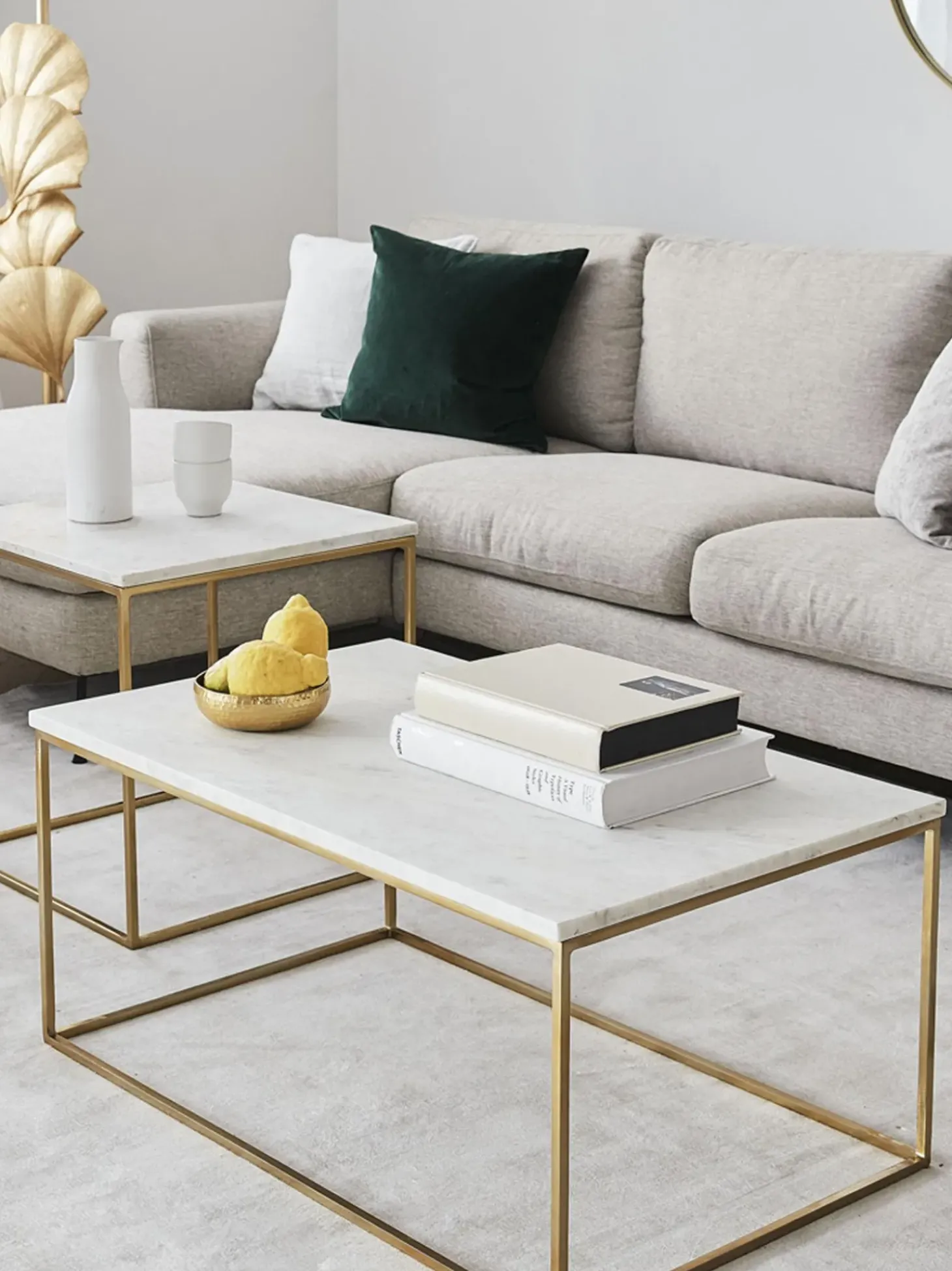 Mesa De Centro De Marmol Alys