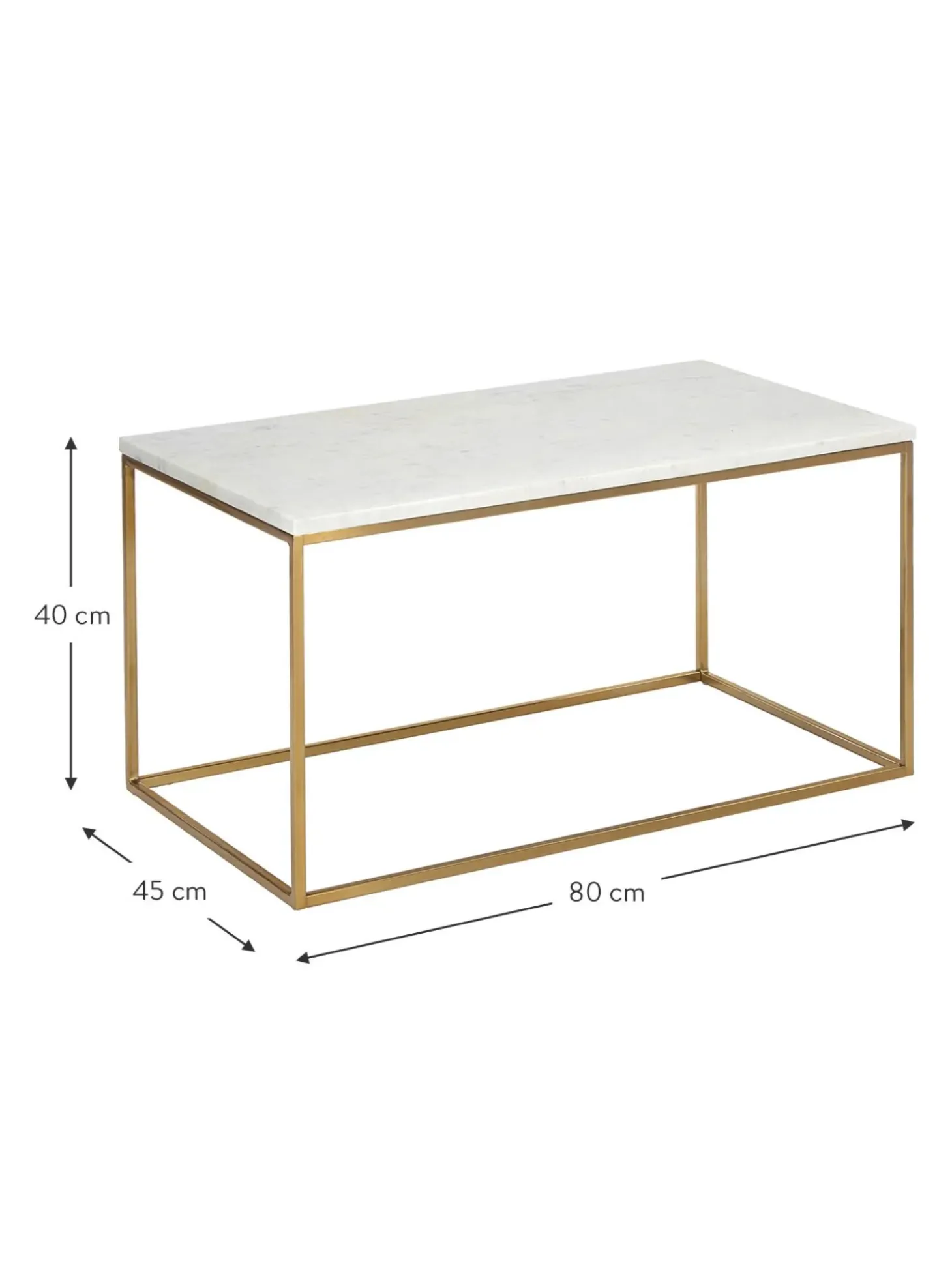 Mesa De Centro De Marmol Alys