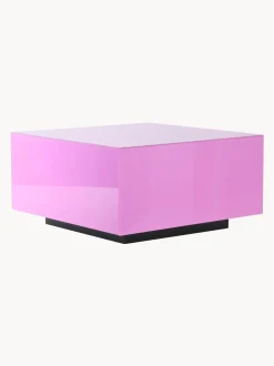 Mesa De Centro De Vidrio Espejada Block