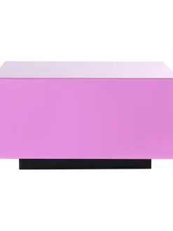 Mesa De Centro De Vidrio Espejada Block