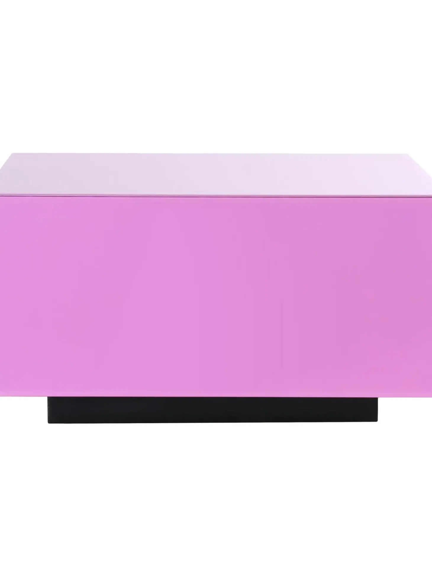 Mesa De Centro De Vidrio Espejada Block