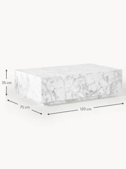 Mesa De Centro En Look Marmol Lesley