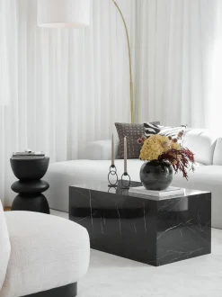 Mesa De Centro En Look Marmol Lesley