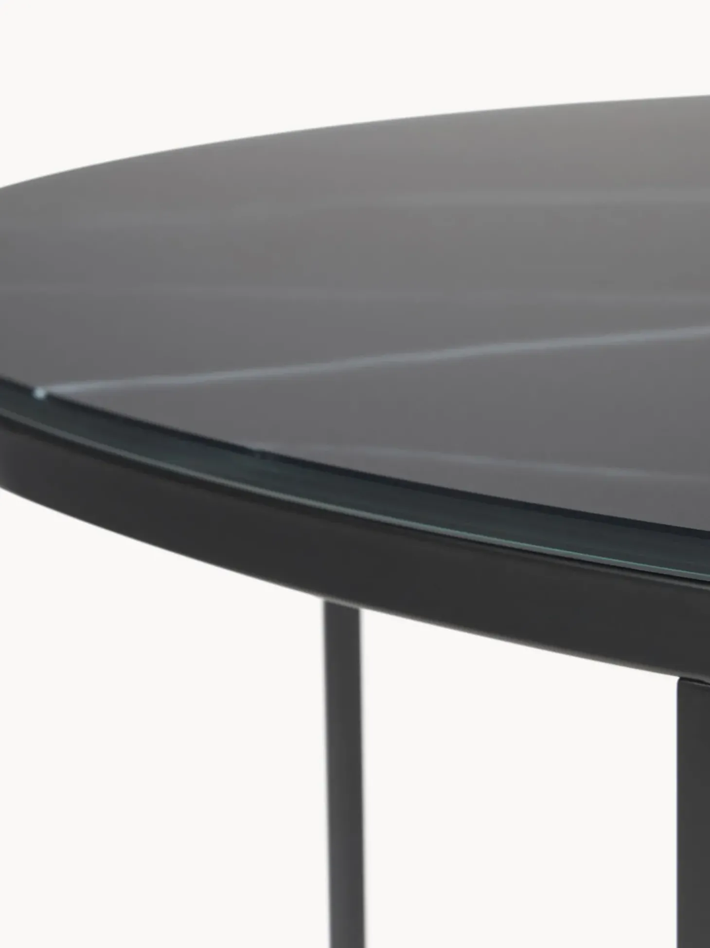 Mesa De Centro Grande Antigua, Tablero De Vidrio En Aspecto Marmol