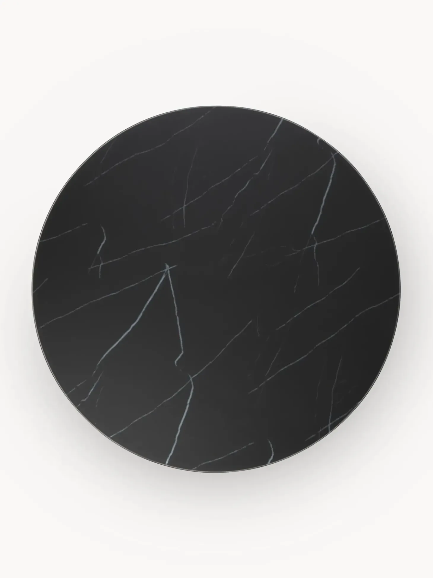 Mesa De Centro Grande Antigua, Tablero De Vidrio En Aspecto Marmol