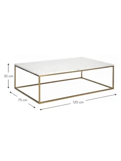 Mesa De Centro Grande De Marmol Alys