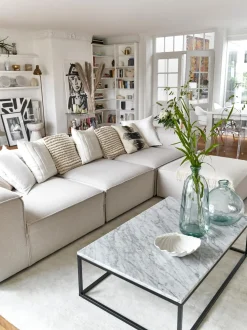 Mesa De Centro Grande De Marmol Alys