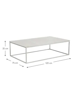 Mesa De Centro Grande De Marmol Alys