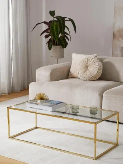 Mesa De Centro Maya, Tablero De Vidrio