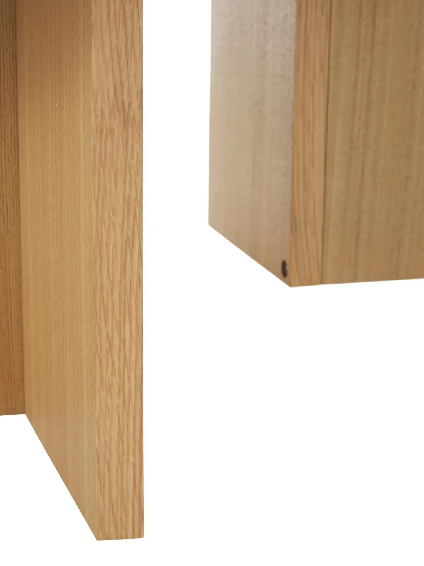 Mesa De Centro Ovalada De Madera Toni