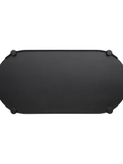 Mesa De Centro Ovalada De Madera De Roble Woody