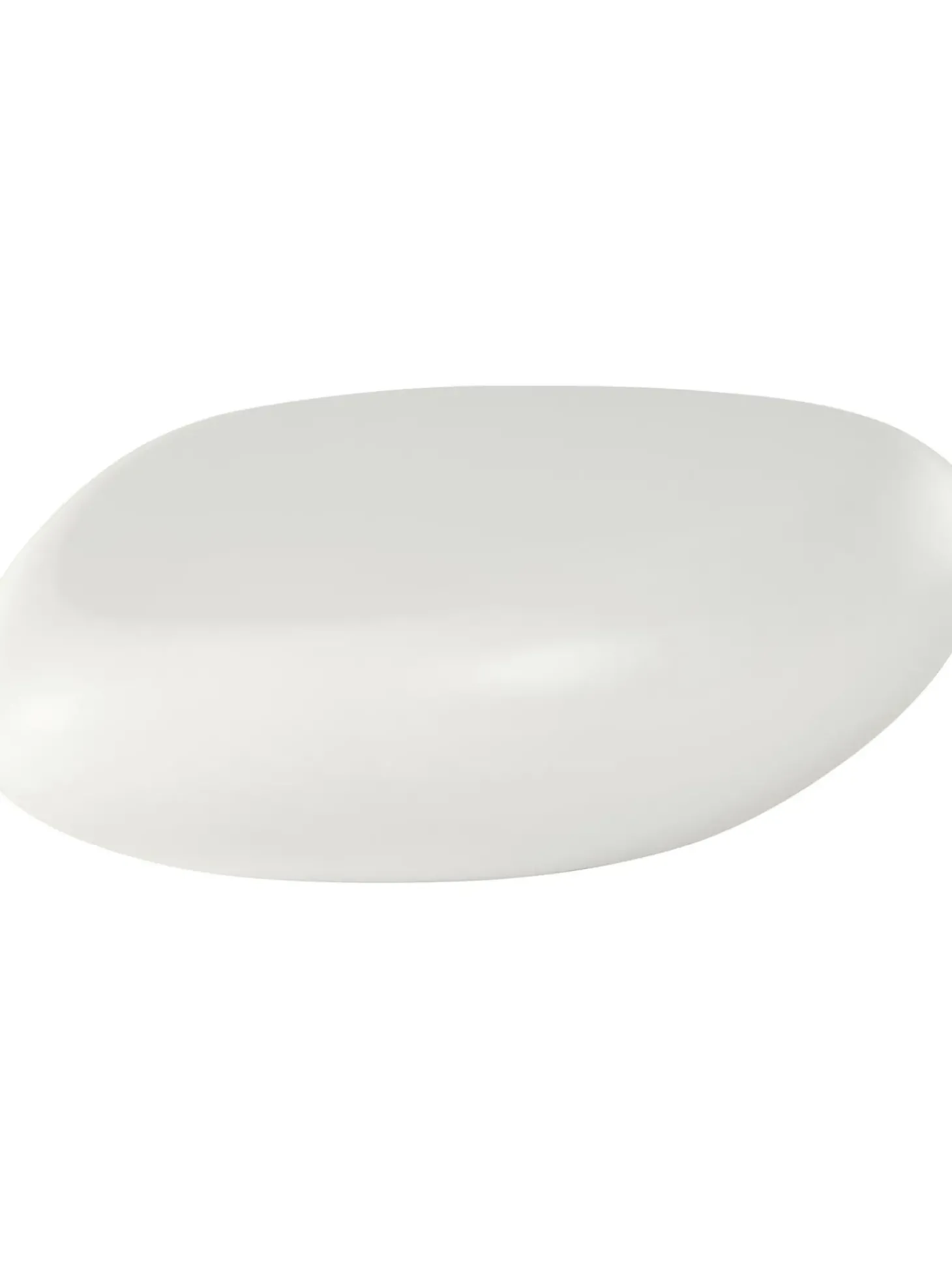 Mesa De Centro Ovalada En Forma De Piedra Pietra