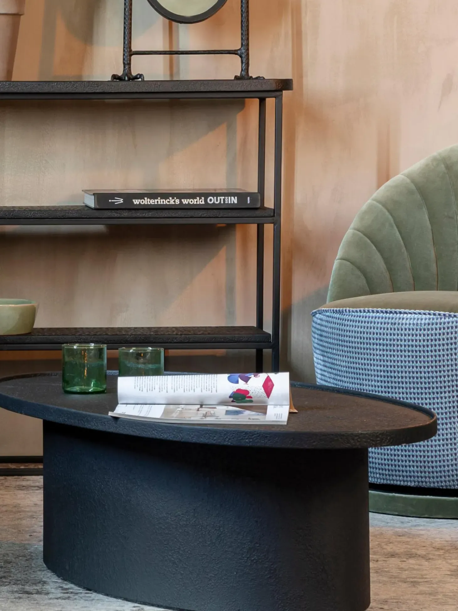 Mesa De Centro Ovalada Winston