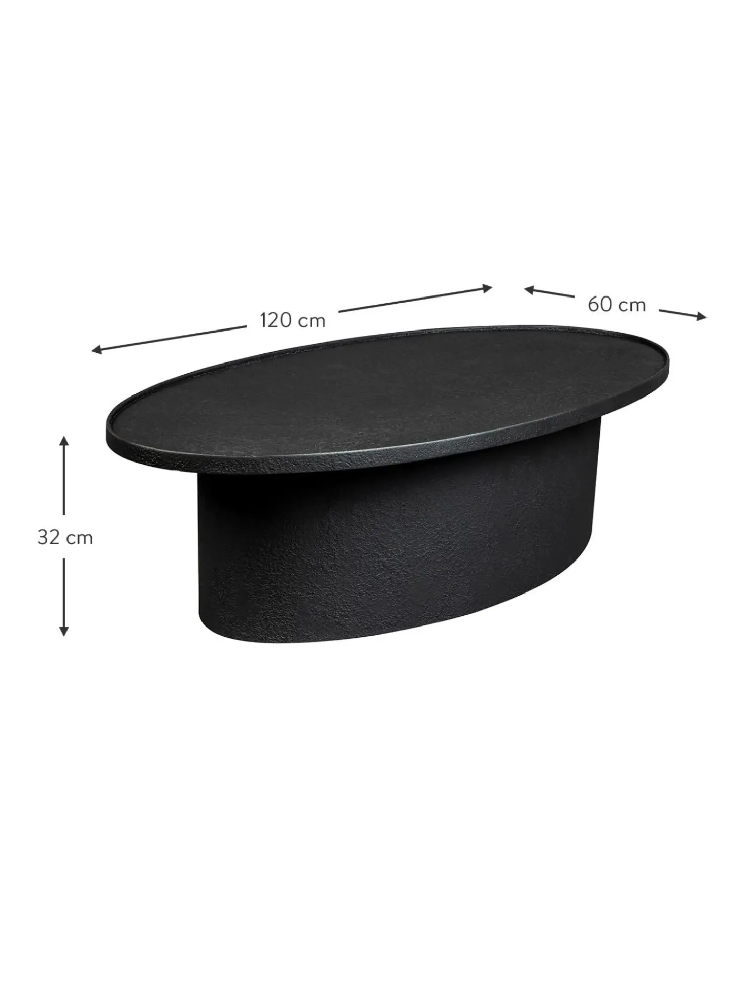 Mesa De Centro Ovalada Winston