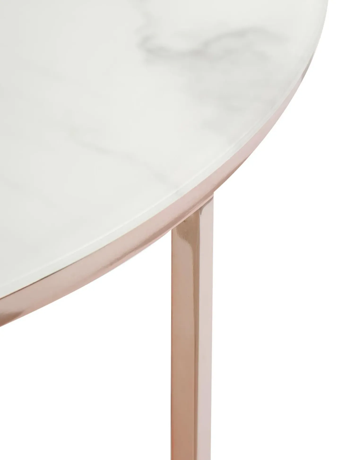 Mesa De Centro Redonda Antigua, Tablero De Vidrio En Aspecto Marmol